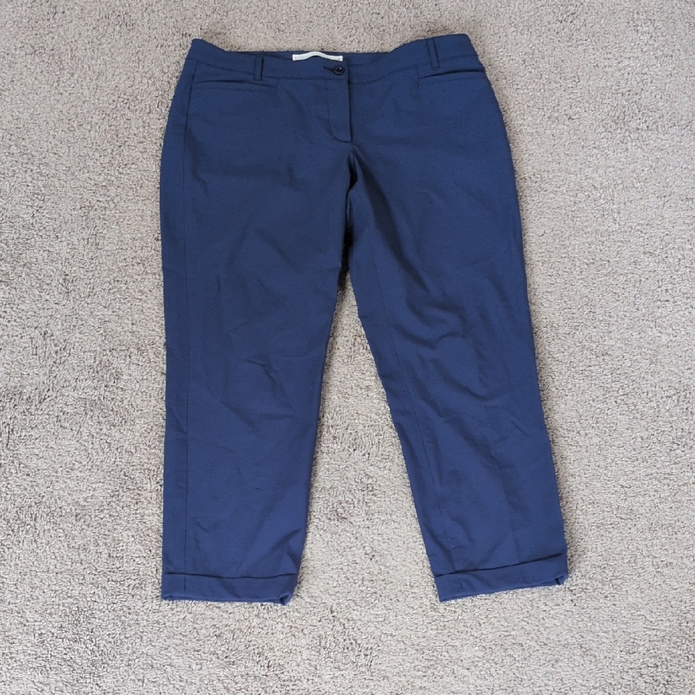 Raffaello Rossi Blue Trousers 10 Professional CareerCore